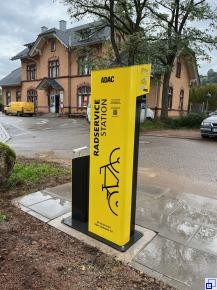 ADAC Radservicestation beim Elzach Bahnhof ADAC Radservicestation beim Elzach Bahnhof