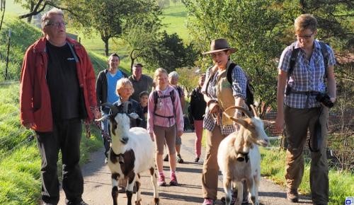 Wandertag auf dem Brotweg in Yach Wandertag auf dem Brotweg in Yach