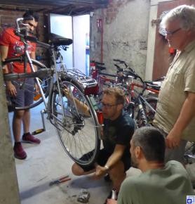Fahrradwerkstatt - eine Initiative von Ehrenamtlichen der Flüchtlingsarbeit