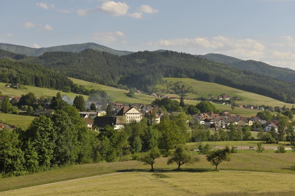 Ortseinfahrt Stadtteil Prechtal von Norden kommend 