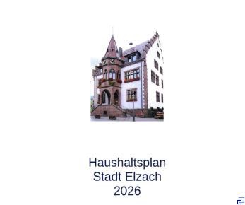Haushaltsplan 2026 Haushaltsplan 2026
