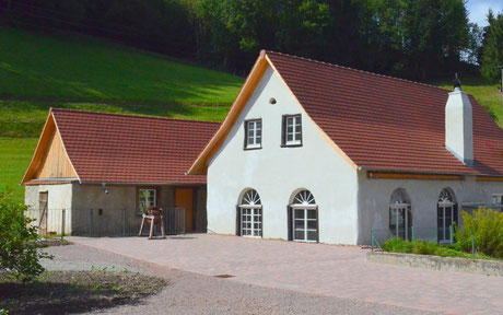 Außenansicht Hammerschmiede Oberprechtal - auch Gruppenführungen möglich